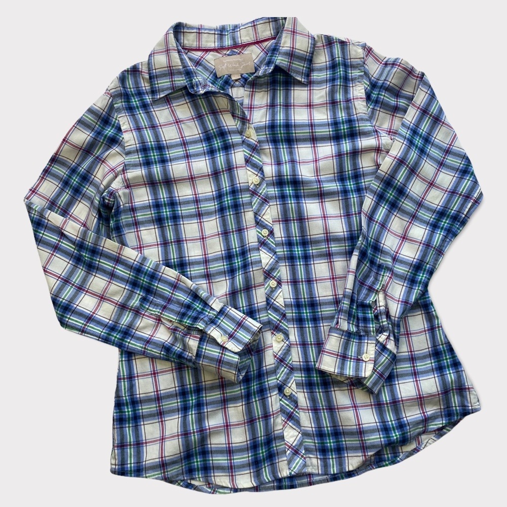 Banana Republic Womens Soft Wash Flannel Shirt